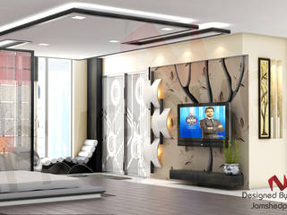 project in West bengal, Navaakar Navaakar Modern style bedroom