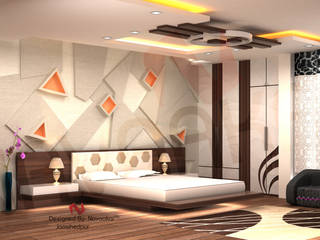 project in West bengal, Navaakar Navaakar Modern style bedroom