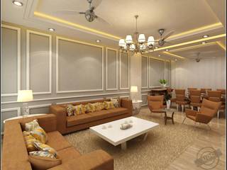 Residential Interior, UDC Interiors UDC Interiors Asian style corridor, hallway & stairs