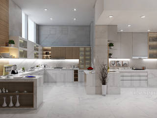 Kitchen - Selayar Pantai Indah Kapuk, Multiline Design Multiline Design Ankastre mutfaklar