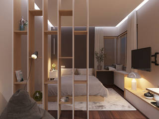 ЖК Триумф Парк, Spacelab Design Spacelab Design Living room