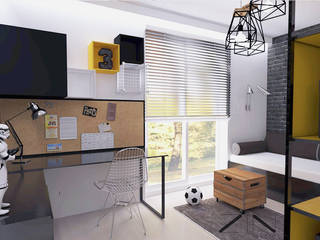 Funkcjonalnie z fantazją, ZIN Studio ZIN Studio Erkek çocuk yatak odası