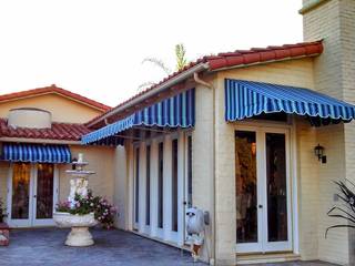Canopy Kain Sunbrella, bintang canopy bintang canopy Modern balcony, veranda & terrace Textile Metallic/Silver