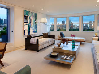 Upper East Side Apartment, andretchelistcheffarchitects andretchelistcheffarchitects اتاق نشیمن