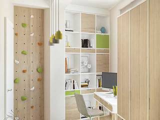 Детская комната для мальчика, Арт-Идея Арт-Идея Детская комнатa в стиле минимализм Бетон