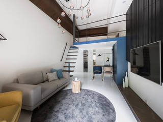 爵士藍調, 寓子設計 寓子設計 Salas modernas