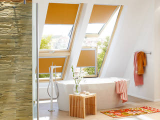 Rollos, erfal GmbH & Co. KG erfal GmbH & Co. KG Classic style bathroom Orange