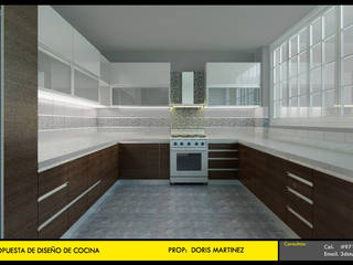 Diseño de Cocina Ilo, Moquegua - Peru, F9.studio Arquitectos F9.studio Arquitectos Muebles de cocinas