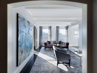 Fifth Avenue Apartment, andretchelistcheffarchitects andretchelistcheffarchitects Salon moderne