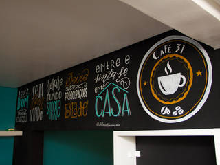 Café 31 | Paredes personalizadas, Aldric Bonani Aldric Bonani Other spaces