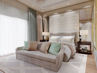Вилла в Дубае. Спальня, Diana Tarakanova Design Diana Tarakanova Design Dormitorios de estilo clásico
