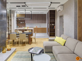 Функциональный простор, Artichok Design Artichok Design Industrial style living room