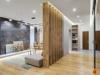 Функциональный простор, Artichok Design Artichok Design Living room Wood Wood effect