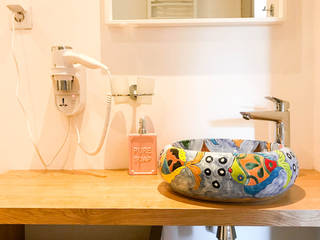 Oryginalne umywalki meksykańskie w aranżacji, Cerames Cerames 現代浴室設計點子、靈感&圖片 陶器