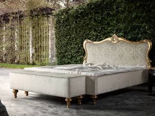 Beautiful Luis style bed, Wars-Stol Wars-Stol 臥室 棉 Red