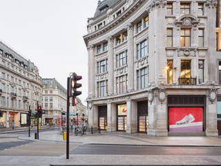 KRION® at Nike Town, Oxford Street, London. Just Do It, KRION® Porcelanosa Solid Surface KRION® Porcelanosa Solid Surface 商業空間