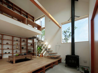 阿左美のいえ, arc-d arc-d Eclectic style living room