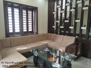 Sunil ji Kalyani , MAA ARCHITECTS & INTERIOR DESIGNERS MAA ARCHITECTS & INTERIOR DESIGNERS Modern living room