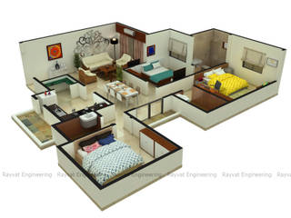 3D Floor Plan Services, Rayvat Rendering Studio Rayvat Rendering Studio