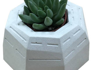 cncrete gardening pot, Chinpu technology Inc. Chinpu technology Inc. Jardim interior