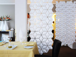 DECORATIVE ROOM DIVIDER SCREENS YOU NEED TO SEE, Bloomming Bloomming Dapur Modern Plastik