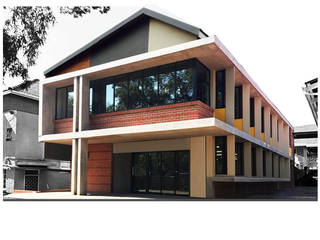 Oranje Meisieskool, Free State, Bloemfontein. Smit Architects (Design) & Incline Architects (documentation and site admin), Smit Architects Smit Architects Oficinas y bibliotecas de estilo moderno