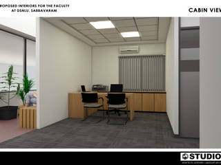 OFFICE INTERIORS AND INSTITUTIONAL PROJECTS, STUDIOS STUDIOS Медиа комната в стиле модерн