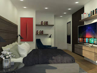 APARTAMENTO VALENBO | Residencial, C | C INTERIOR ARCHITECTURE C | C INTERIOR ARCHITECTURE Moderne Schlafzimmer