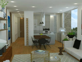 APARTAMENTO VALENBO II | Residencial, C | C INTERIOR ARCHITECTURE C | C INTERIOR ARCHITECTURE Modern living room