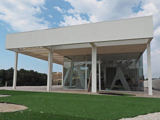 OFICINA MODULAR EN VILLAJOYOSA. ALICANTE. ESPAÑA, Javier Garcia Alda arquitecto Javier Garcia Alda arquitecto 상업공간