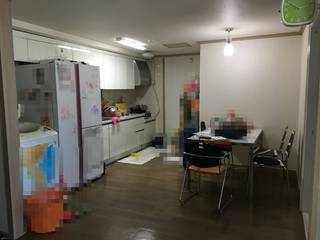 광장동 32평 내츄럴 홈스타일링, homelatte homelatte مطبخ