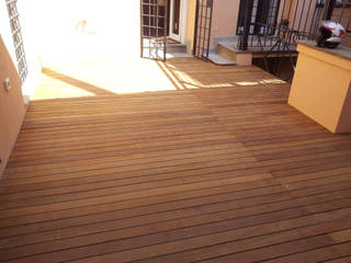 Decking in teak 2, Soloparquet Srl Soloparquet Srl Jardines de estilo moderno