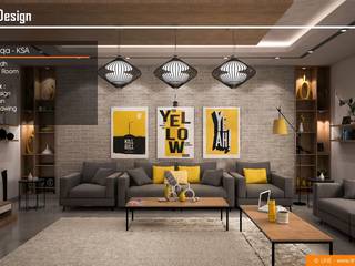 Line Designers Salones de estilo moderno