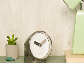 Study/Office Room Table Styling, Just For Clocks Just For Clocks Modern study/office Metal