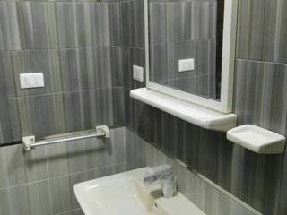 شاليهين توأم مع حديقة و حمام سباحة, TRK Architecture TRK Architecture Modern bathroom Ceramic