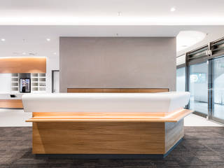 The Deutsche Bahn station lounges in Germany are counting on KRION for their fittings, KRION® Porcelanosa Solid Surface KRION® Porcelanosa Solid Surface Commercial spaces