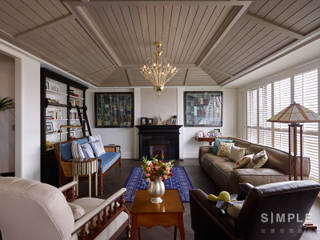 新竹 吳公館, 尚展空間設計 尚展空間設計 Colonial style living room