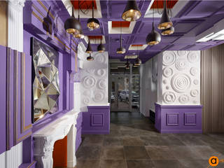 "Ampir" – the boutique of moulded decor, Artichok Design Artichok Design Commercial spaces Purple/Violet