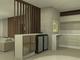 Projeto em Apartamento, Diel Ambientes Diel Ambientes Modern style kitchen
