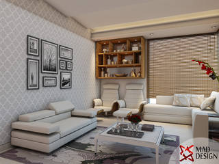 LIVING ROOM - VIEW 2 homify Modern living room