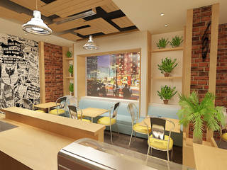 Dolce cafe , Quattro designs Quattro designs Commercial spaces