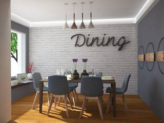 Cucina moderna, IDlab IDlab Modern dining room