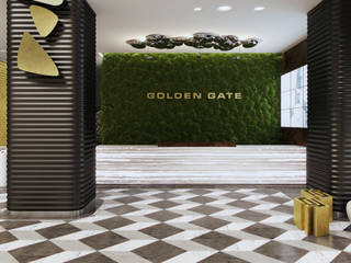 «Golden Gate», Wide Design Group Wide Design Group Коммерческие помещения