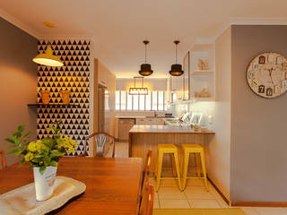 House Brooks. , Redesign Interiors Redesign Interiors Ruang Makan Modern