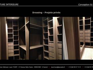 Dressing, Architecture interieure Laure Toury Architecture interieure Laure Toury Klassische Ankleidezimmer