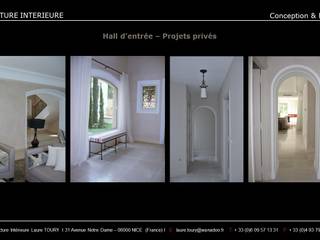 Hall d'entrée, Architecture interieure Laure Toury Architecture interieure Laure Toury راهرو سبک کلاسیک، راهرو و پله