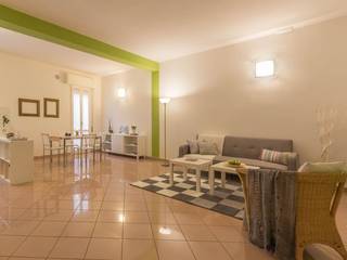 Germano Reale, Home Staging per l'affitto, Anna Leone Architetto Home Stager Anna Leone Architetto Home Stager ミニマルデザインの リビング