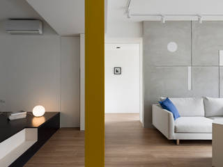 No.2 Modern Composition by Studio In2, Studio In2 深活生活設計 Studio In2 深活生活設計 Minimalist living room