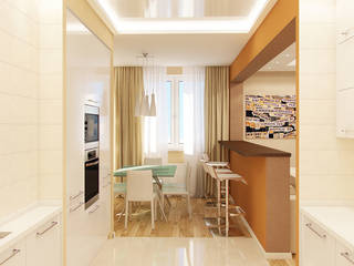 Квартира Попова 33А, Дизайн Студия 33 Дизайн Студия 33 Кухня в стиле модерн дизайнер интерьера