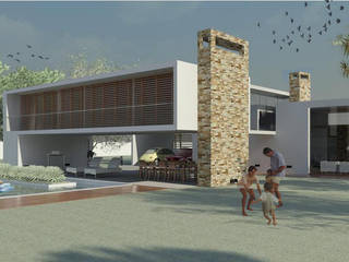 VIVIENDA MARTINEZ-BARBERA, Goldbrick arquitectura Goldbrick arquitectura Casas modernas: Ideas, imágenes y decoración